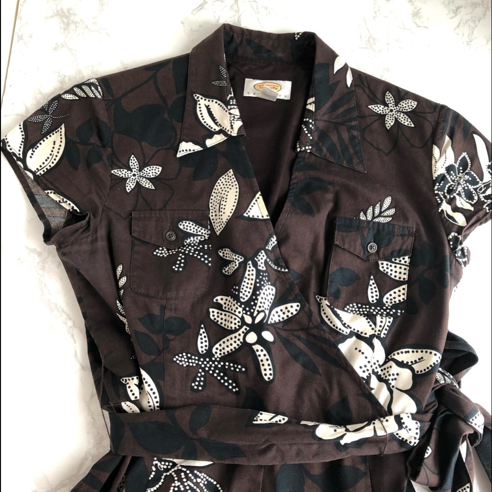 Talbots wrap dress 6P